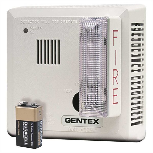 Gentex Visual smoke alerting detector for hearing loss