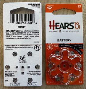 rayovac extra hearing aid batteries