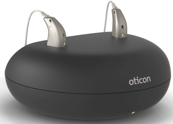 Oticon charger for rechargeable hearing aids