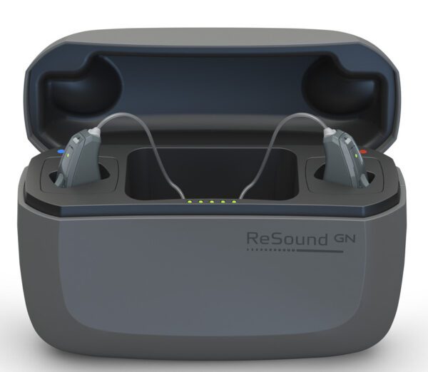 ReSound Hearing Aid ONE Charger with lid in basic or premium versions