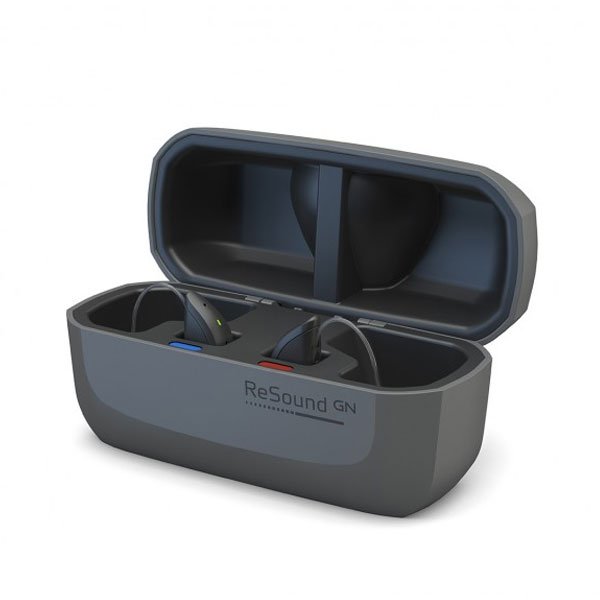 resound standard charger with lid for resound hearing aids