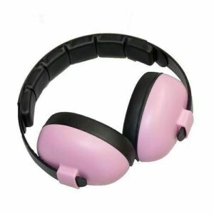Baby Banz Infant hearing protection over the ear headphones in pink