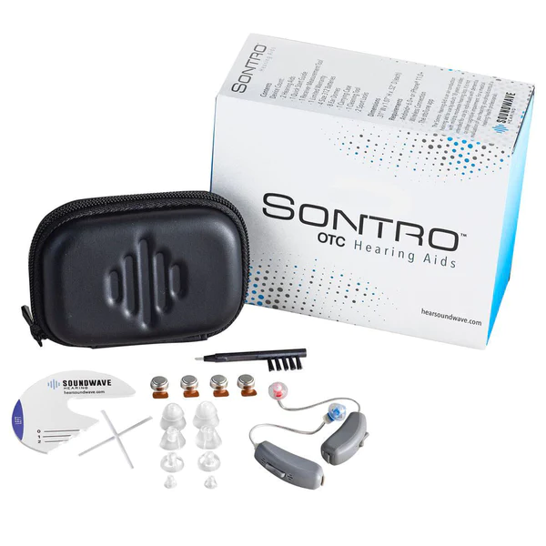 Sontro OTC hearing aids whats in the box