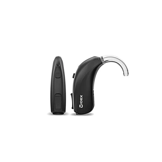 Widex Moment BTE Hearing aids example of hearing aids that work with these chargers, purchase does not include hearing aids themselves