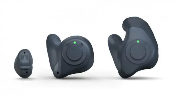 ReSound custom hearing aids in different styles and colors for hearing loss