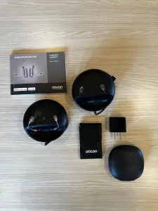 used oticon more 1 minirite r hearing aids