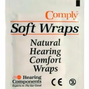 Comply wraps for lose fitting hearing aids