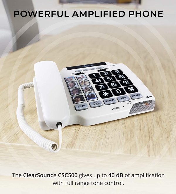 clearsounds csc500 amplified spirit phone