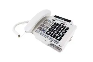 Amplified telephone for hearing loss