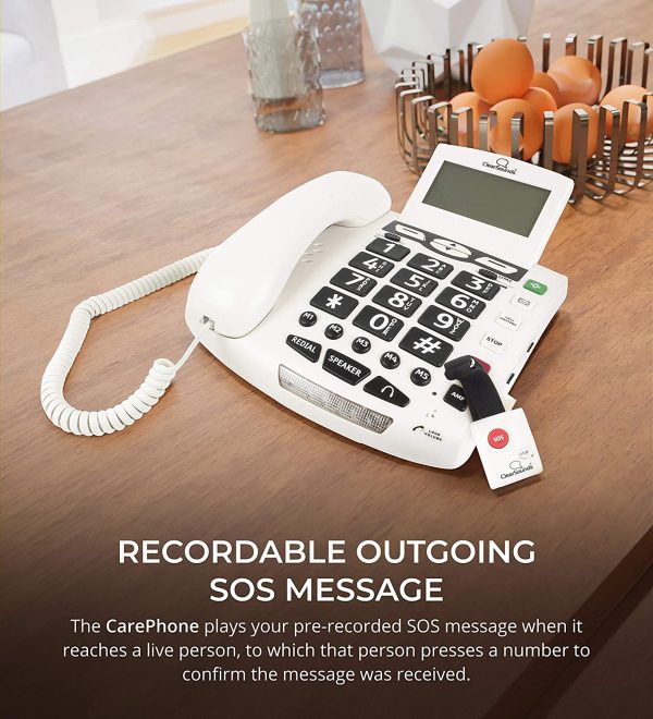 clearsounds csc600er ultraclear amplifying emergency connect speakerphone