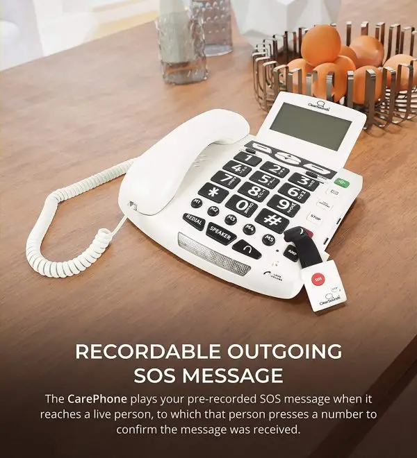 clearsounds csc600er ultraclear amplifying emergency connect speakerphone
