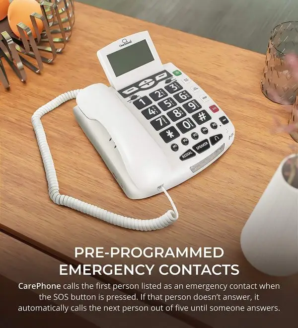 clearsounds csc600er ultraclear amplifying emergency connect speakerphone