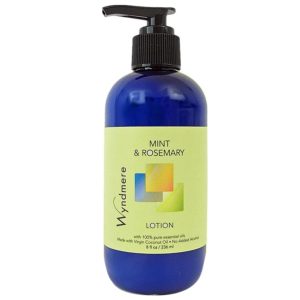 lotion/cream - mint & rosemary (8 oz) - essential oils