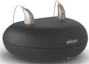 Oticon charger for rechargeable hearing aids