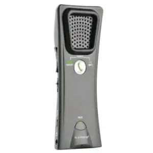serene hearall portable cell phone amplifier. amplifies any bluetooth enabled phone so you can hear better