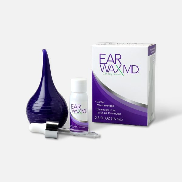 earwax md take-home kit with bottle (0.5 oz) & bulb syringe