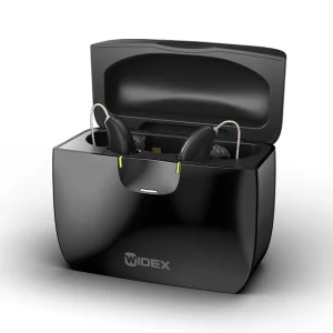 Widex Charge N Clean for rechargeable Widex Moment RIC hearing aids