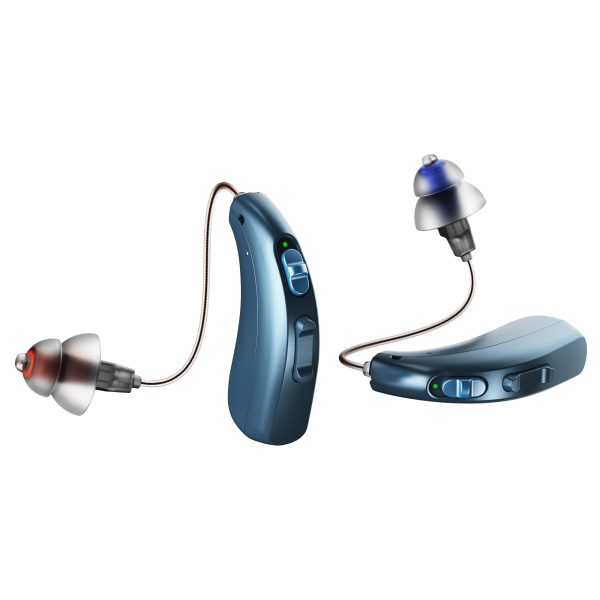 linner mercury otc hearing aids in ocean blue