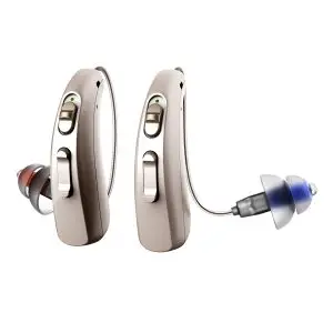 LINNER Mercury OTC Hearing aids in beige gold