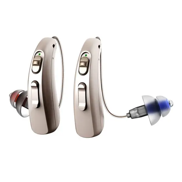 LINNER Mercury OTC Hearing aids in beige gold