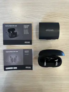 used oticon real 1 minirite r hearing aids