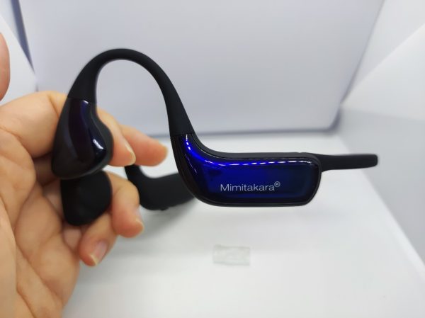 bone conduction headphones with remote microphone