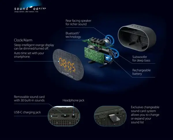 sleep sound therapy system alarm clock