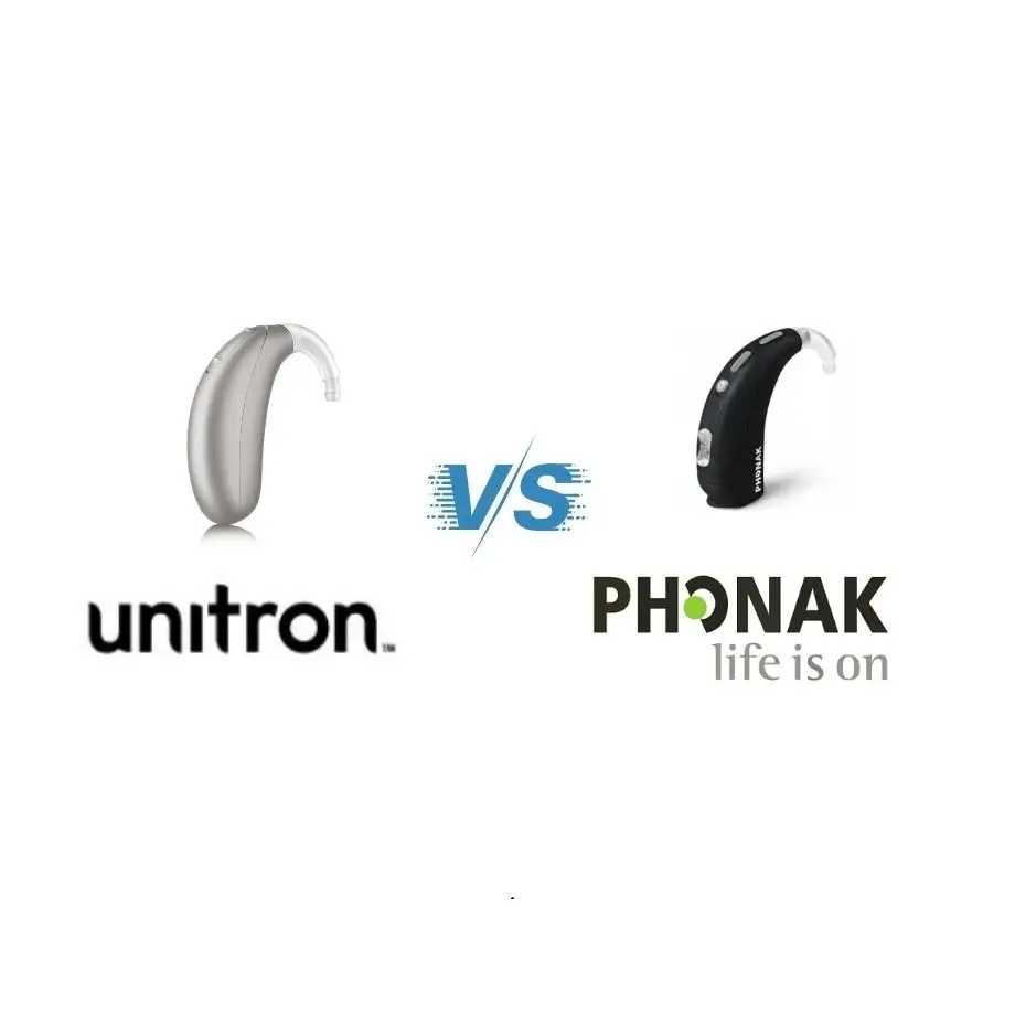 unitron vs. phonak: similarities and differences in hearing aid technology