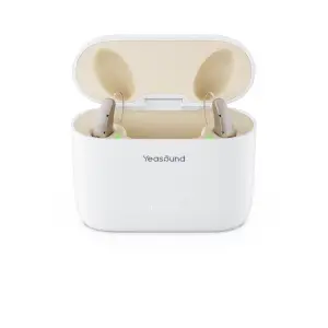 yeasound ric 700 otc hearing aids in charging case