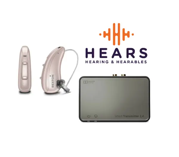 rexton reach premium hearing aids with smart transmitter 2.4 tv streamer