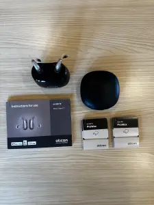 used oticon intent 1 minirite r hearing aids
