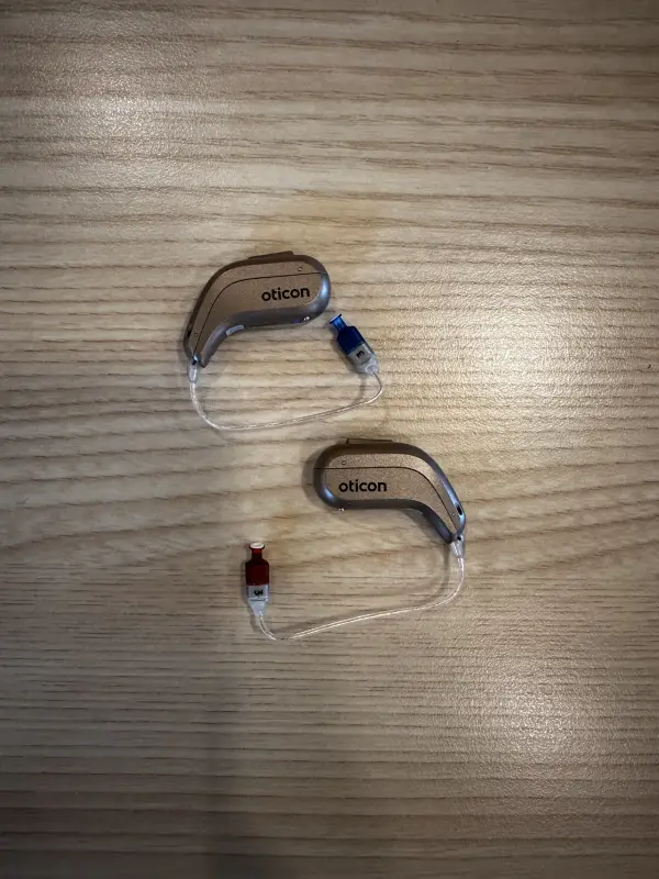 used oticon intent 1 minirite r hearing aids