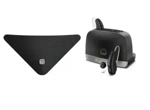 widex tv streamer + allure standard charger bundle