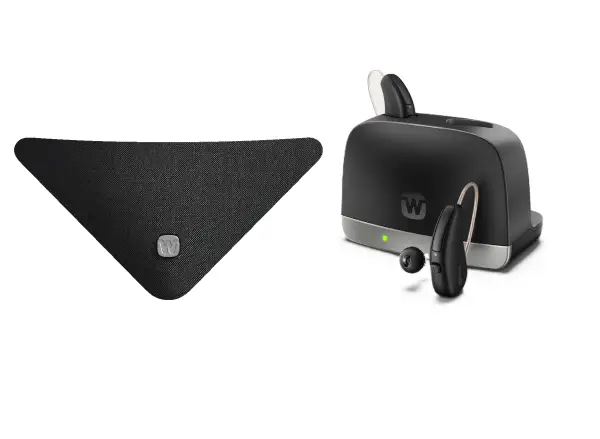 widex tv streamer + allure standard charger bundle