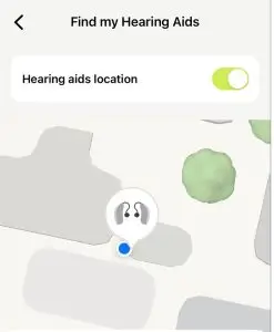 Hearing aid lost