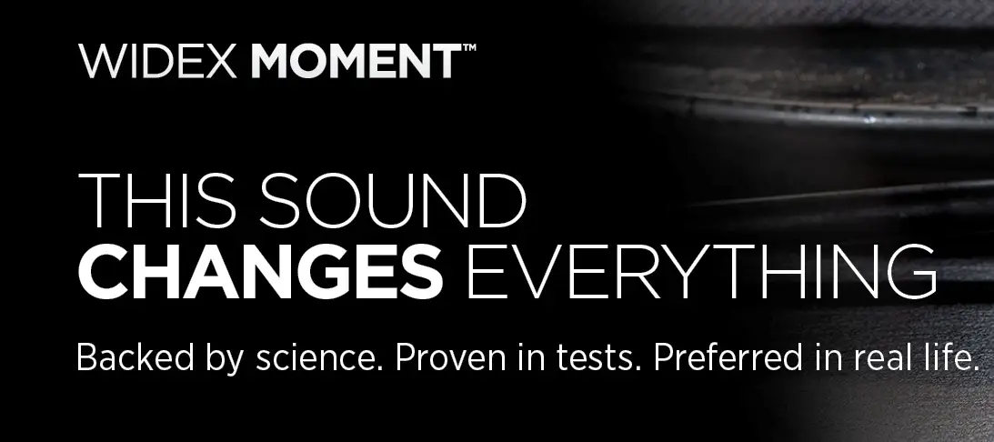 Widex Moment sheer hearing aids