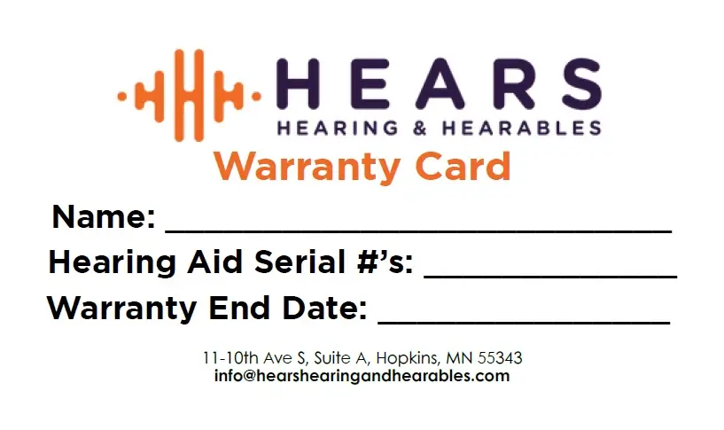 Online Repair and Warranty for Hearing aids