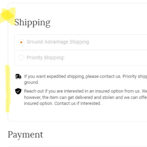 priority shipping is not expedited