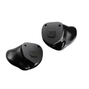 widex allure ite r hearing aids in black