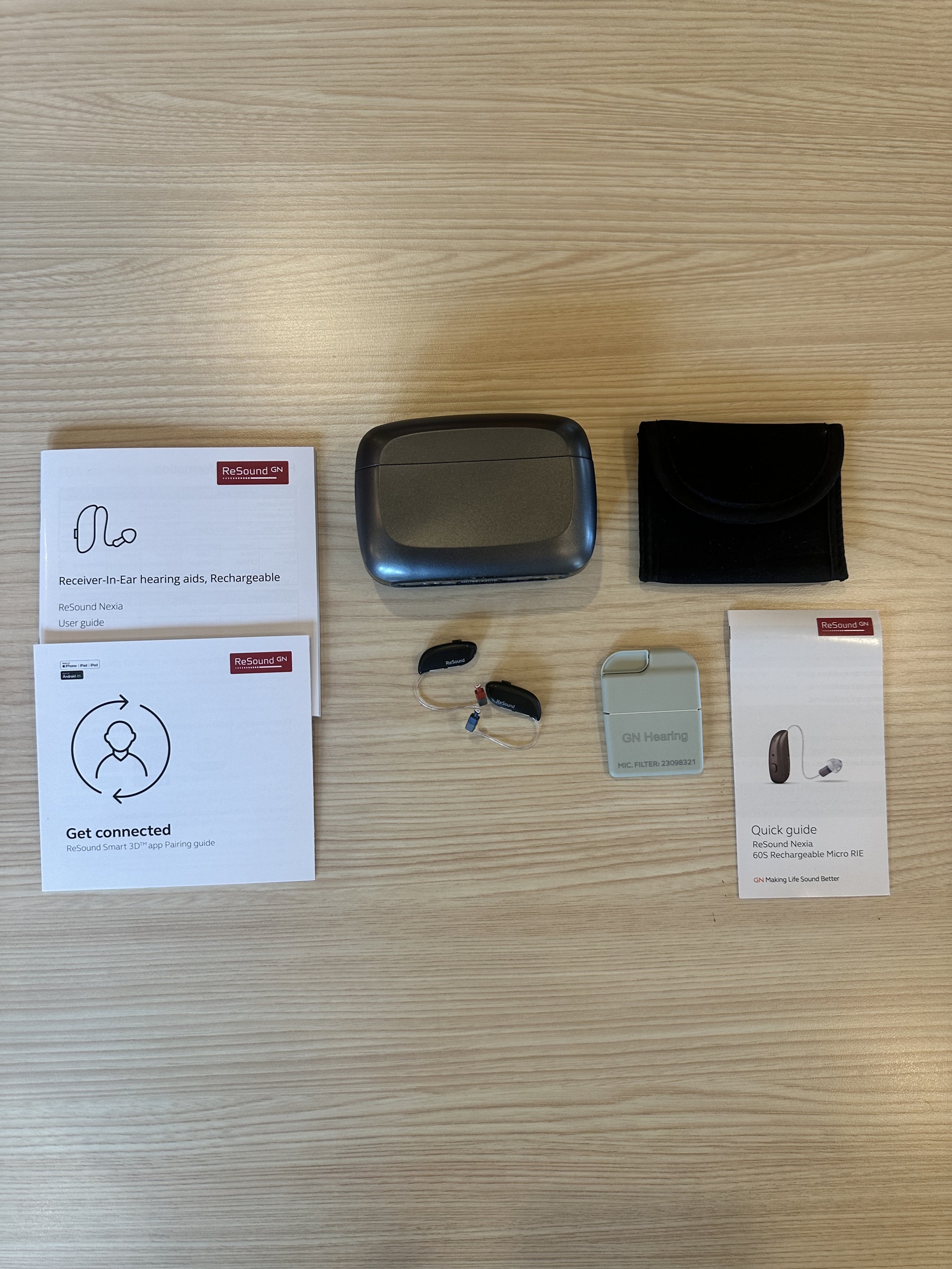 Used ReSound Nexia 9 Hearing Aid + CROS